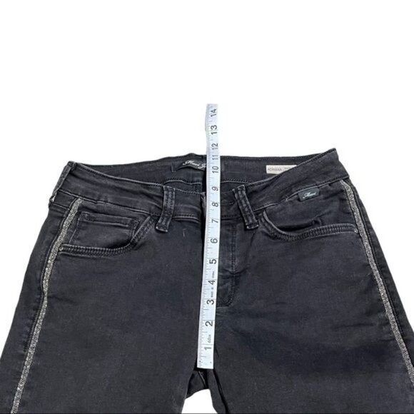 Mavi Adriana Mid-Rise Super Skinny Black Jeans Size 26 - Picture 8 of 14